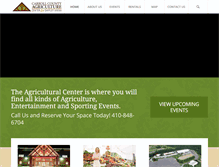 Tablet Screenshot of carrollcountyagcenter.com